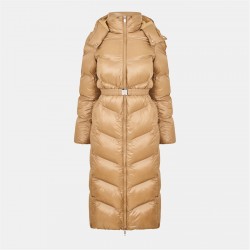 Яке Boss Women's Pamaxi3 Long Puffer Jacket - Medium Beige яке,дамски,якета,и,палта,boss,women's,pamaxi3,long,puffer,jacket,medium,beige