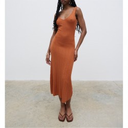 рокля,дамски,поли,и,рокли,дамски,плетени,дрехи,pretty,lavish,women's,knitted,jumper,dress,copper