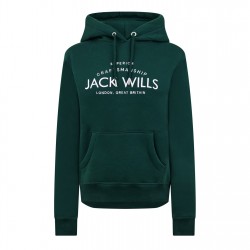 суичър,промоция,на,зимни,облекла,дамски,горнища,с,качулка,jack,wills,hunston,graphic,logo,hoodie,dark,green