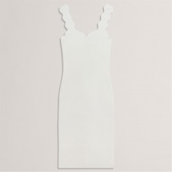 Рокля Ted Baker Ted Baker Knit Bodycon Dress - Ivory рокля,дамски,плетени,дрехи,ted,baker,ted,baker,knit,bodycon,dress,ivory