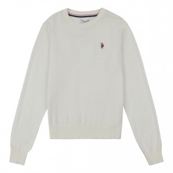 пуловер,дамски,плетени,дрехи,дамски,облекла,размер,us,polo,assn,crew,neck,jumper,star,white