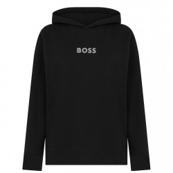 суичър,дамски,блузи,boss,diamante,logo,oth,hoodie,black,001