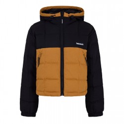 Timberland Timb Hooded Puffer Ld99 - Black/Wheat дамски,якета,и,палта,timberland,timb,hooded,puffer,ld99,black,wheat
