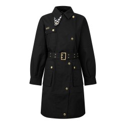 Barbour International Womens Gea Cotton Trench Coat - Northumberland дамски,якета,и,палта,barbour,international,women,s,gea,cotton,trench,coat,northumberland