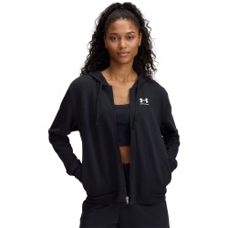 Under Armour UA Rival Terry Fz Ld99 - Black дамски,горнища,с,качулка,under,armour,ua,rival,terry,fz,ld99,black
