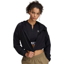 дамски,суичър,дамски,горнища,с,качулка,under,armour,women,s,zip,hoodie,black