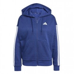 дамски,суичър,промоция,на,зимни,облекла,разпродажба,adidas,дамски,горнища,с,качулка,adidas,essentials,3,stripe,zip,track,hoodie,womens,blue,white
