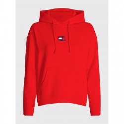 суичър,дамски,блузи,tommy,jeans,centre,badge,hoodie,crimson,xnl