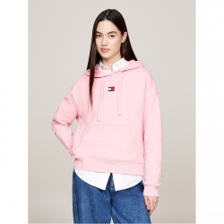 суичър,дамски,горнища,с,качулка,дамски,ежедневни,облекла,tommy,jeans,centre,badge,hoodie,ballet,pink