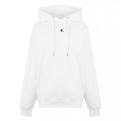 суичър,дамски,горнища,с,качулка,дамски,ежедневни,облекла,calvin,klein,jeans,ck,embro,relaxed,hoodie,bright,white