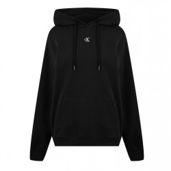 суичър,дамски,горнища,с,качулка,дамски,ежедневни,облекла,calvin,klein,jeans,ck,embro,relaxed,hoodie,black