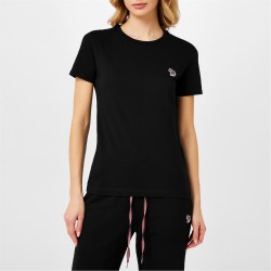 тениска,дамски,топове,ps,paul,smith,zebra,short,sleeve,t,shirt,black,79