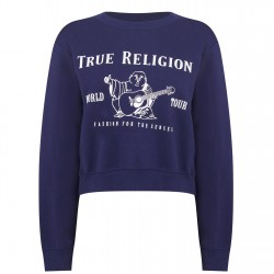 блуза,дамски,горнища,с,качулка,дамски,ежедневни,облекла,true,religion,buddha,sweater,navy