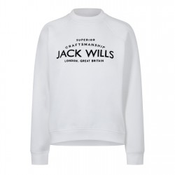 блуза,дамски,горнища,с,качулка,дамски,блузи,jack,wills,hunston,graphic,crew,neck,sweatshirt,vintage,white