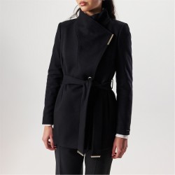 дамски,якета,и,палта,ted,baker,roses,wool,wrap,coat,black