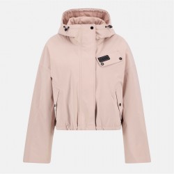 дамски,якета,и,палта,barbour,international,women's,atlanta,cropped,waterproof,rain,anorak,rose,quartz