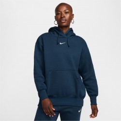 суичър,промоция,на,зимни,облекла,разпродажба,nike,дамски,горнища,с,качулка,nike,sportswear,phoenix,fleece,women's,over,oversized,pullover,hoodie,navy