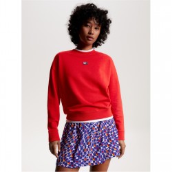 дамски,блузи,tommy,jeans,tjw,bxy,xs,badge,crew,deep,crimson