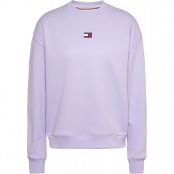 дамски,горнища,с,качулка,дамски,ежедневни,облекла,tommy,jeans,tjw,bxy,xs,badge,crew,lavender,flower