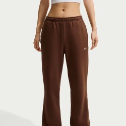 дамски,анцуг,дамски,анцузи,nike,sportswear,phoenix,fleece,women,s,high,waisted,wide,leg,sweatpants,chocolate,brown