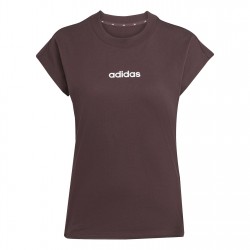 дамска,тениска,дамски,тениски,дамски,топове,adidas,essentials,linear,cotton,t,shirt,womens,shaddown,brown