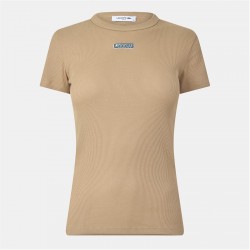 тениска,дамски,топове,lacoste,women's,slim,fit,short,sleeve,t,shirt,viennese
