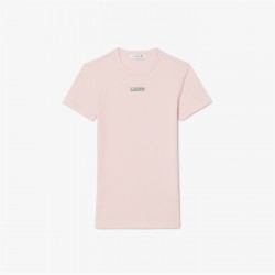 тениска,дамски,топове,lacoste,lacoste,slim,tee,ld00,nidus,pink