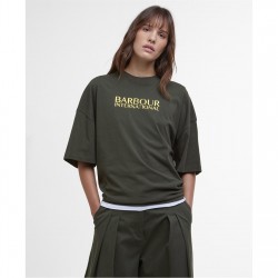 тениска,дамски,топове,barbour,international,dakota,t,shirt,envy,green