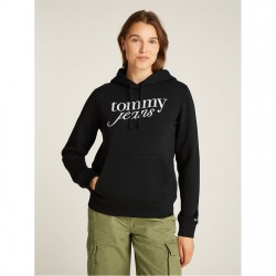 суичър,дамски,горнища,с,качулка,дамски,ежедневни,облекла,tommy,jeans,tjw,reg,ess,logo,hoodie,ext,black