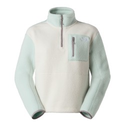дамско,горнище,с,цип,дамски,полари,the,north,face,yumiori,quarter,zip,top,womens,white,dune,opal