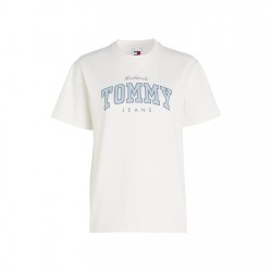 дамски,тениски,tommy,jeans,tj,varsity,tee,ancient,white
