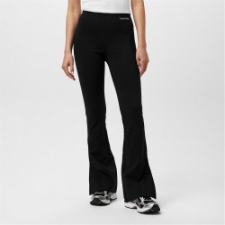 клин,дамски,чорапогащи,и,клинове,дамски,фитнес,облекла,дамски,ежедневни,облекла,calvin,klein,jeans,women's,milano,logo,elastic,stretch,leggings,ck,black