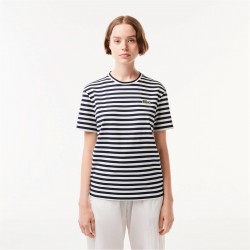 тениска,дамски,топове,lacoste,striped,t,shirt,stripe,hhw