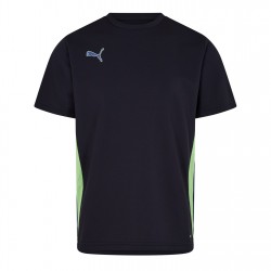 детски,тениски,облекла,с,футболна,тема,футболни,горнища,puma,finesse,training,shirt,juniors,navy,apple