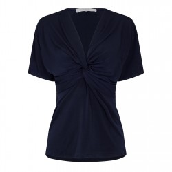 дамски,поли,и,рокли,maison,de,nimes,knotted,top,navy