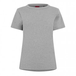 тениска,дамски,топове,hugo,women's,regular,fit,logo,t,shirt,medium,grey