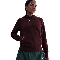 Дамски суичър Nike Sportswear Phoenix Fleece Womens Pullover Hoodie - Burgundy Crush дамски,суичър,дамски,горнища,с,качулка,nike,sportswear,phoenix,fleece,women,s,pullover,hoodie,burgundy,crush