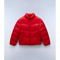 яке,детски,3/4,панталони,napapijri,kids',carrel,insulated,short,puffer,jacket,red,r06