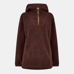 barbour,international,boston,fleece,chocolate