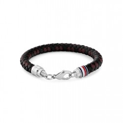 аксесоари,на,разпродажба,tommy,hilfiger,tommy,hilfiger,mens,braided,leather,bracelet,brown