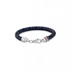 аксесоари,на,разпродажба,tommy,hilfiger,tommy,hilfiger,mens,braided,leather,bracelet,blue