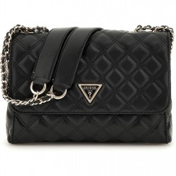 всички,чанти,всички,коледни,подаръци,guess,women's,giully,flap,cross,body,bags,black