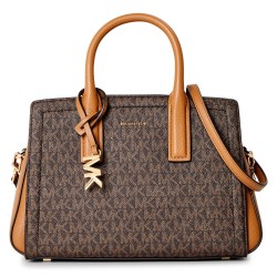 michael,michael,kors,laila,small,satchel,brn,acorn