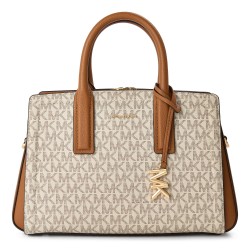 michael,michael,kors,laila,small,satchel,vanilla,acrn