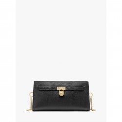 дамско,портмоне,всички,чанти,аксесоари,на,разпродажба,michael,michael,kors,women,s,hamilton,cross,body,wallet,on,chain,black