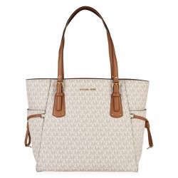 всички,чанти,аксесоари,на,разпродажба,michael,michael,kors,grained,leather,voyager,tote,bag,vanilla*