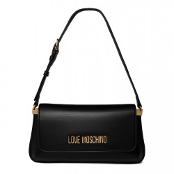 всички,чанти,love,moschino,logo,flat,shoulder,bag,black