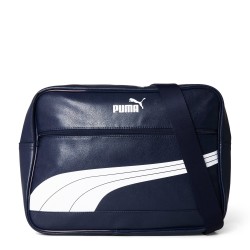 Puma Mens College Reporter Messenger Bag - Navy/White puma,men,s,college,reporter,messenger,bag,navy,white