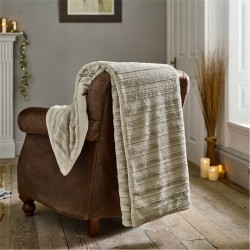 The Lyndon Company Chatsworth Throw - 130x170cm - Fawn аксесоари,на,разпродажба,the,lyndon,company,chatsworth,throw,130x170cm,fawn
