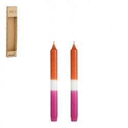 аксесоари,на,разпродажба,mica,dip,dye,dinner,candle,stearin,2,pieces,orange